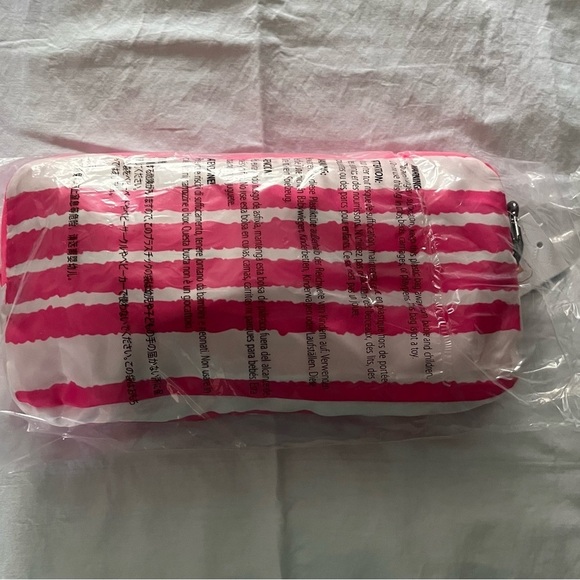 NWT Lug Magenta & White Striped Puddle Jumper, Packable Backpack main image 6